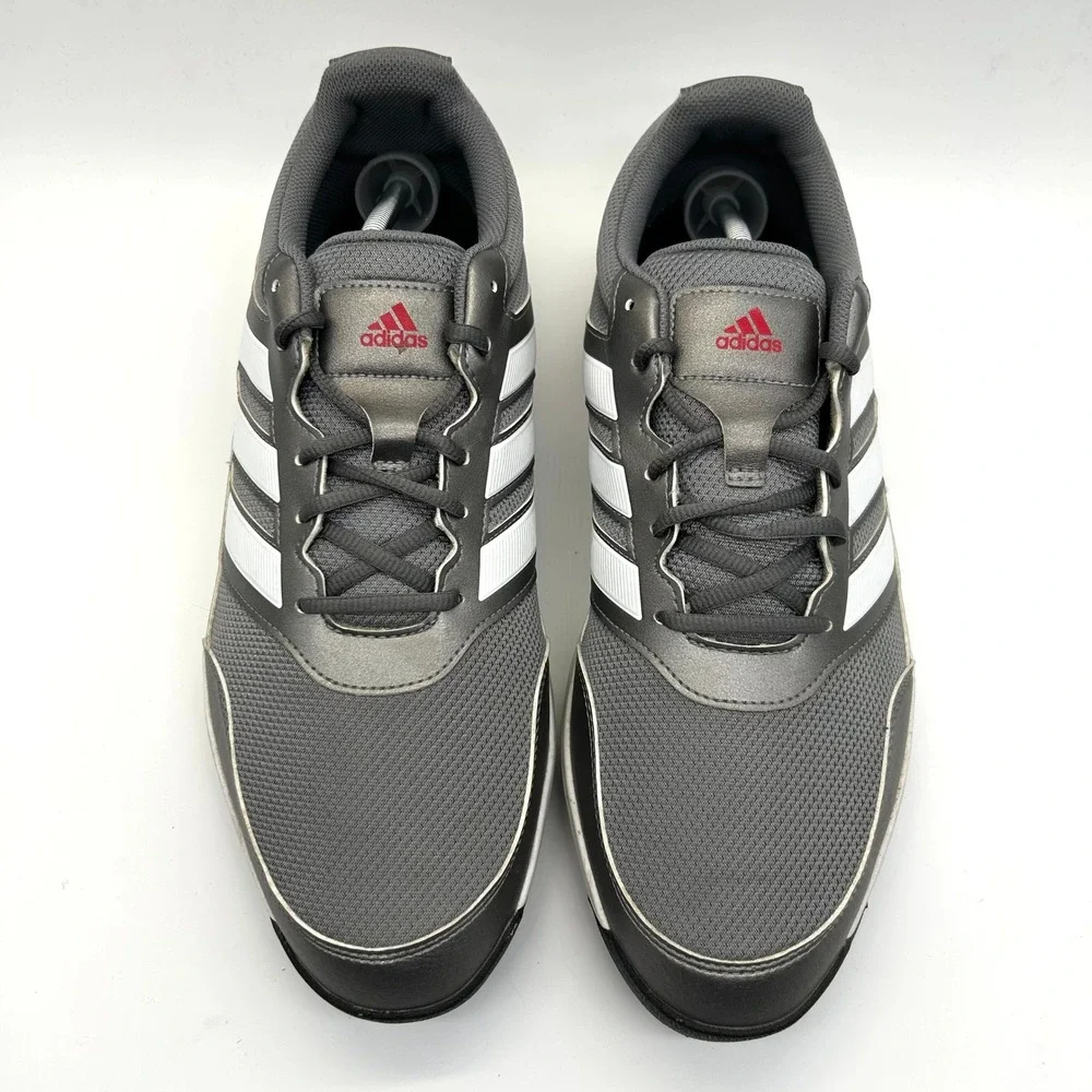 Adidas Tech Response 2.0 Golf Shoes Men 13 Grey Spiked EE9420 Lightweight Spikes